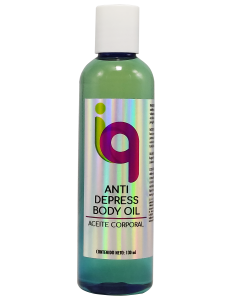 Fotografia de producto Anti Depress Body Oil con contenido de 130 ml. de Iq Herbal Products